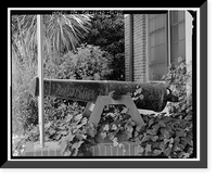 Historic Framed Print, Mare Island Naval Shipyard, Administrative Offices, Walnut Avenue, east side between Seventh & Eighth Streets, Vallejo, Solano County, CA - 15,  17-7/8" x 21-7/8"