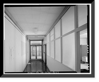 Historic Framed Print, Mare Island Naval Shipyard, Administrative Offices, Walnut Avenue, east side between Seventh & Eighth Streets, Vallejo, Solano County, CA - 17,  17-7/8" x 21-7/8"
