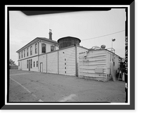Historic Framed Print, National City Depot, 900 West Twenty-third Street, National City, San Diego County, CA - 7,  17-7/8" x 21-7/8"