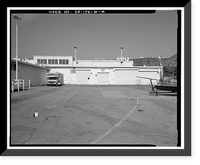 Historic Framed Print, Hughes Aircraft Company, Garage & Maintenance Building, 6775 Centinela Avenue, Los Angeles, Los Angeles County, CA - 4,  17-7/8" x 21-7/8"