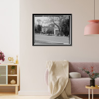 Historic Framed Print, Guiseppe Murer House, 1121 Folsom Boulevard, Folsom, Sacramento County, CA - 2,  17-7/8" x 21-7/8"