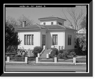 Historic Framed Print, Guiseppe Murer House, 1121 Folsom Boulevard, Folsom, Sacramento County, CA - 3,  17-7/8" x 21-7/8"