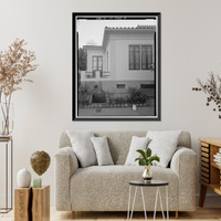 Historic Framed Print, Guiseppe Murer House, 1121 Folsom Boulevard, Folsom, Sacramento County, CA - 4,  17-7/8" x 21-7/8"