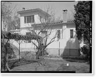 Historic Framed Print, Guiseppe Murer House, 1121 Folsom Boulevard, Folsom, Sacramento County, CA - 9,  17-7/8" x 21-7/8"