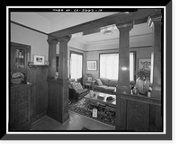 Historic Framed Print, Guiseppe Murer House, 1121 Folsom Boulevard, Folsom, Sacramento County, CA - 10,  17-7/8" x 21-7/8"