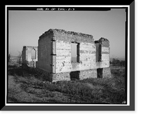 Historic Framed Print, Sainsevain Property, Sansevain House, 14804 Summit Avenue, Fontana, San Bernardino County, CA - 3,  17-7/8" x 21-7/8"