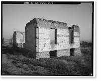 Historic Framed Print, Sainsevain Property, Sansevain House, 14804 Summit Avenue, Fontana, San Bernardino County, CA - 3,  17-7/8" x 21-7/8"