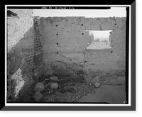 Historic Framed Print, Sainsevain Property, Smokehouse, 14804 Summit Avenue, Fontana, San Bernardino County, CA - 6,  17-7/8" x 21-7/8"