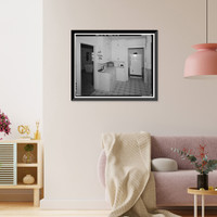 Historic Framed Print, Sainsevain Property, Bullock House, 14804 Summit Avenue, Fontana, San Bernardino County, CA - 17,  17-7/8" x 21-7/8"