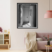 Historic Framed Print, Rush Creek Hydroelectric System, Worker Cottage, Rush Creek, June Lake vicinity, Mono County, CA - 39,  17-7/8" x 21-7/8"