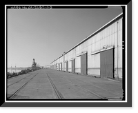 Historic Framed Print, Naval Supply Annex Stockton, Transit Shed Embarcadero Type, Along Embarcadero, Stockton, San Joaquin County, CA - 3,  17-7/8" x 21-7/8" Historic Framed Print, Naval Supply Annex Stockton, Transit Shed Embarcadero Type, Along Embarcadero, Stockton, San Joaquin County, CA - 3,  17-7/8" x 21-7/8"