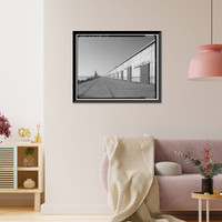 Historic Framed Print, Naval Supply Annex Stockton, Transit Shed Embarcadero Type, Along Embarcadero, Stockton, San Joaquin County, CA - 3,  17-7/8" x 21-7/8" Historic Framed Print, Naval Supply Annex Stockton, Transit Shed Embarcadero Type, Along Embarcadero, Stockton, San Joaquin County, CA - 3,  17-7/8" x 21-7/8"