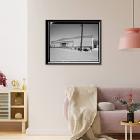 Historic Framed Print, Naval Supply Annex Stockton, Transit Shed Embarcadero Type, Along Embarcadero, Stockton, San Joaquin County, CA - 7,  17-7/8" x 21-7/8" Historic Framed Print, Naval Supply Annex Stockton, Transit Shed Embarcadero Type, Along Embarcadero, Stockton, San Joaquin County, CA - 7,  17-7/8" x 21-7/8"