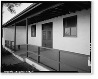 Historic Framed Print, Naval Supply Annex Stockton, Cafeteria, Southeast corner of Daly Drive & Cromwell Avenue, Stockton, San Joaquin County, CA - 6,  17-7/8" x 21-7/8"