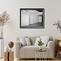 Historic Framed Print, Naval Supply Annex Stockton, Cafeteria, Southeast corner of Daly Drive & Cromwell Avenue, Stockton, San Joaquin County, CA - 8,  17-7/8" x 21-7/8"