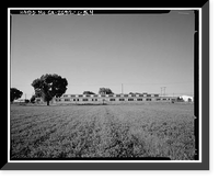 Historic Framed Print, Naval Supply Annex Stockton, Box Factory, Between Fyffe & Davis Avenues & Daly & Maas Drives, Stockton, San Joaquin County, CA - 4,  17-7/8" x 21-7/8"