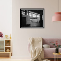 Historic Framed Print, Naval Supply Annex Stockton, Box Factory, Between Fyffe & Davis Avenues & Daly & Maas Drives, Stockton, San Joaquin County, CA - 9,  17-7/8" x 21-7/8"