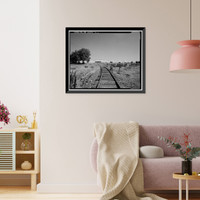 Historic Framed Print, Naval Supply Annex Stockton, Steel Warehouse Type, Between James & Humphreys Drives south of Embarcadero, Stockton, San Joaquin County, CA,  17-7/8" x 21-7/8" Historic Framed Print, Naval Supply Annex Stockton, Steel Warehouse Type, Between James & Humphreys Drives south of Embarcadero, Stockton, San Joaquin County, CA,  17-7/8" x 21-7/8"