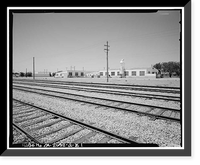 Historic Framed Print, Naval Supply Annex Stockton, Public Works Shop, Davis Avenue east of Ellsberg Drive, Stockton, San Joaquin County, CA,  17-7/8" x 21-7/8"