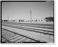 Historic Framed Print, Naval Supply Annex Stockton, Public Works Shop, Davis Avenue east of Ellsberg Drive, Stockton, San Joaquin County, CA,  17-7/8" x 21-7/8"
