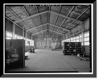 Historic Framed Print, Naval Supply Annex Stockton, General Warehouse, West of Building 816B, Stockton, San Joaquin County, CA - 2,  17-7/8" x 21-7/8"