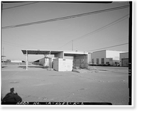 Historic Framed Print, Naval Supply Annex Stockton, Motor Pool, Between Fyffe & Davis Avenues & Humphreys Drive, Stockton, San Joaquin County, CA - 2,  17-7/8" x 21-7/8"