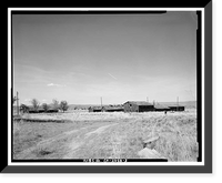 Historic Framed Print, Camp Tulelake, West side of Hill Road, 2 miles south of State Highway 161, Tulelake, Siskiyou County, CA - 3,  17-7/8" x 21-7/8"