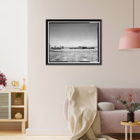 Historic Framed Print, Camp Tulelake, West side of Hill Road, 2 miles south of State Highway 161, Tulelake, Siskiyou County, CA - 3,  17-7/8" x 21-7/8"