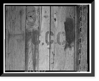 Historic Framed Print, Camp Tulelake, Shop-Storage Building, West side of Hill Road, 2 miles south of State Highway 161, Tulelake, Siskiyou County, CA - 15,  17-7/8" x 21-7/8"