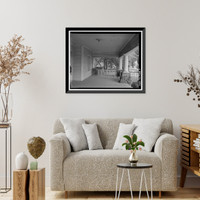 Historic Framed Print, Ira H. Brooks House, 350 North Fulton Avenue, Fresno, Fresno County, CA - 7,  17-7/8" x 21-7/8"