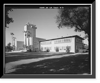 Historic Framed Print, Roosevelt Base, Administration & Brig Building, Bounded by Nevada & Colorado Streets, Reeves & Ric, Long Beach, Los Angeles County, CA - 2,  17-7/8" x 21-7/8"