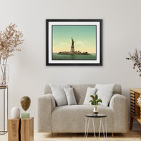 Historic Framed Print Vintage Statue of Liberty Print - 4, 17-7/8" x 21-7/8"