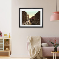 Historic Framed Print Wabash ave, 17-7/8" x 21-7/8"