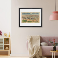 Historic Framed Print Vintage Trains Print - 6, 17-7/8" x 21-7/8"