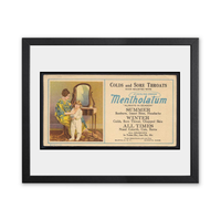 Historic Framed Print Vintage Get Well Print - 4, 17-7/8" x 21-7/8"