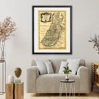 Historic Framed Print Vintage Religious Print - 1, 17-7/8" x 21-7/8"