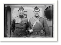 Historic Framed Print, Col. Synder & Lt. Col. Bradford - 2,  17-7/8" x 21-7/8"