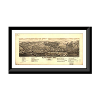 Panoramic Map - Black Hawk, Colorado, 1882 - Bird's Eye View Print
