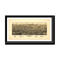 Panoramic Map - Golden, Colorado, 1882 - Bird's Eye View Print