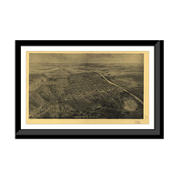 Panoramic Map - Macon, Georgia, 1912 - Bird's Eye View Print
