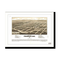 Panoramic Map - Frederick, Dakota Territory, 1883 - Bird's Eye View Print
