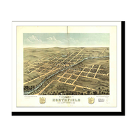 Panoramic Map - Northfield, Minnesota, 1869 - Bird's Eye View Print