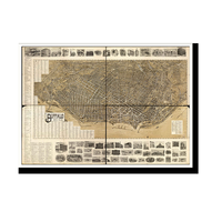 Panoramic Map - Buffalo, New York, 1902 - Bird's Eye View Print