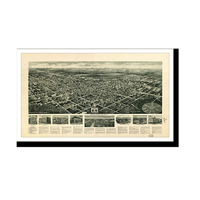 Panoramic Map - Egg Harbor, New Jersey, 1924 - Bird's Eye View Print