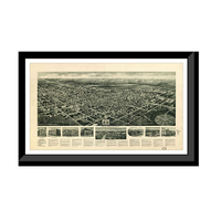 Panoramic Map - Egg Harbor, New Jersey, 1924 - Bird's Eye View Print