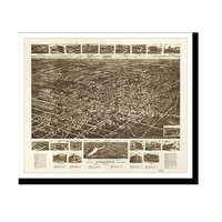 Panoramic Map - Hammonton, New Jersey, 1926 - Bird's Eye View Print