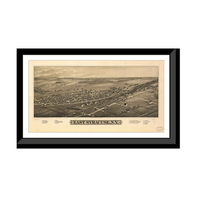Panoramic Map - East Syracuse, New York, 1885 - Bird's Eye View Print
