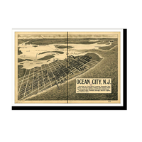 Panoramic Map - Ocean City, New Jersey, 1903 - Bird's Eye View Print