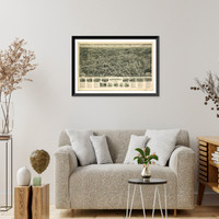 Panoramic Map - Farmingdale, New York, 1925 - Bird's Eye View Print
