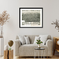 Panoramic Map - Westfield, New Jersey, 1929 - Bird's Eye View Print